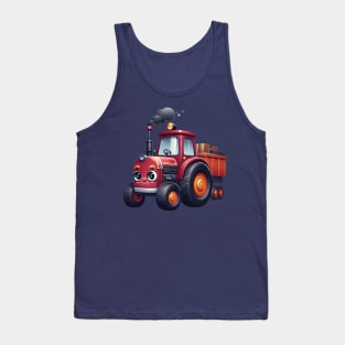 Cute Tractor Tank Top